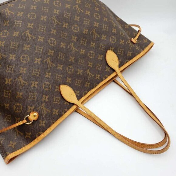 Louis Vuitton Neverfull GM Brown Monogram Canvas Shoulder Bag 890-070324 - Picture 5 of 15